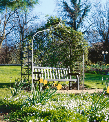 Enclosed Victorian Garden Arbor