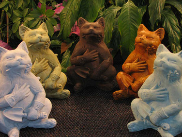 Big Chester Cat Garden Statue - Garden statuary in USA