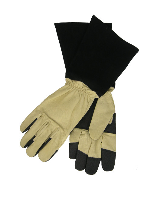 Rose Gauntlet Gloves made from buttery soft goatskin and just for men!