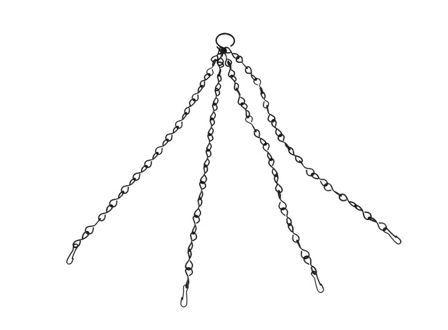 29" Long Hanging Basket Replacement Chain with clips