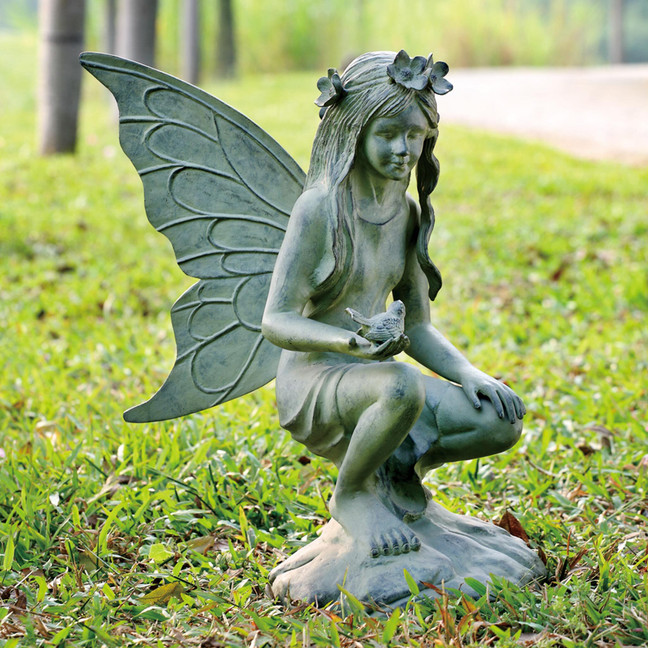 26" H Fairy Garden Sculpture