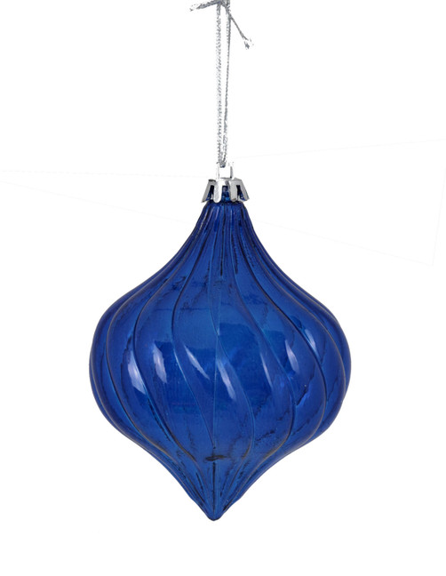 Transparent Blue 3" shatterproof ornament