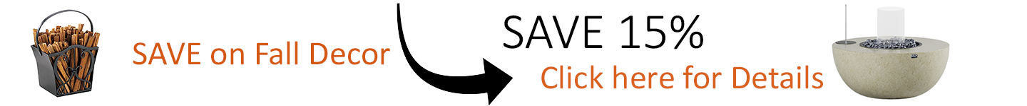 Save 15% on Fall Decor & Gifts