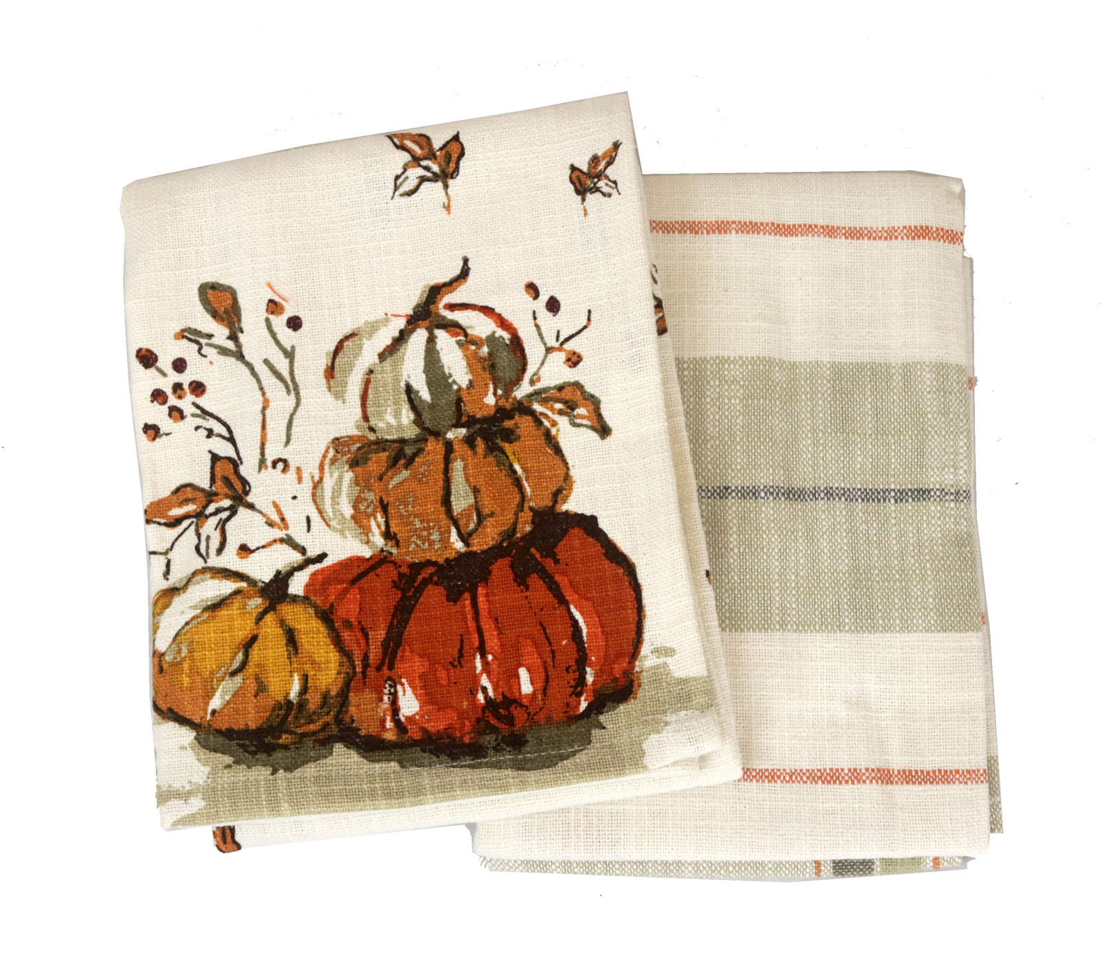 Rustic Fall Kitchen Towels and Spreader Set