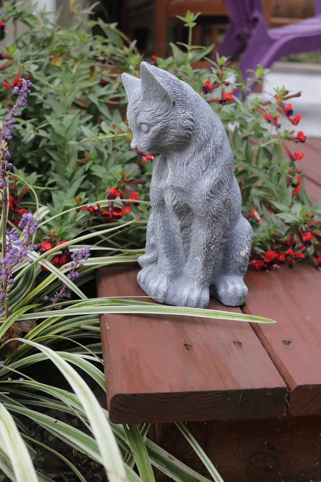 Sittin' Kitty Statue - Garden Artisans LLC