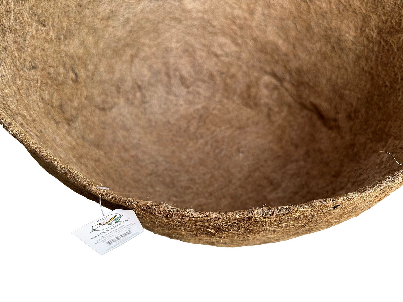 Premium Molded Coco Fiber Liners 14-24in Deep Hanging Baskets