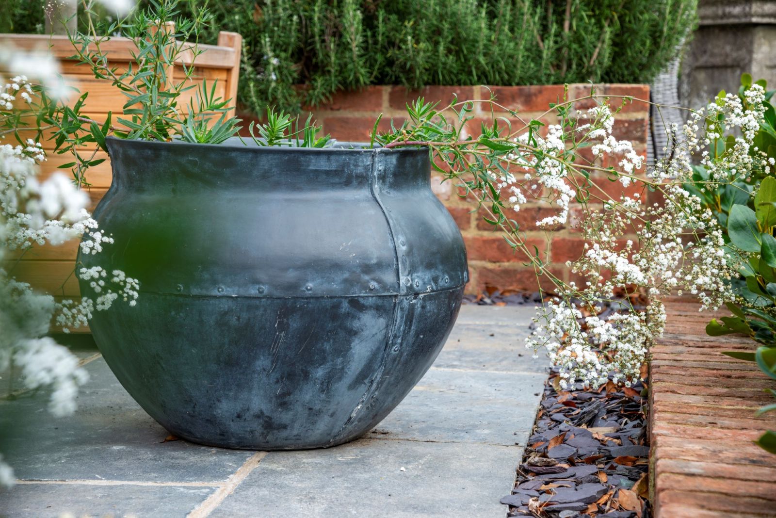 Fiberglass Bell Jar Planters