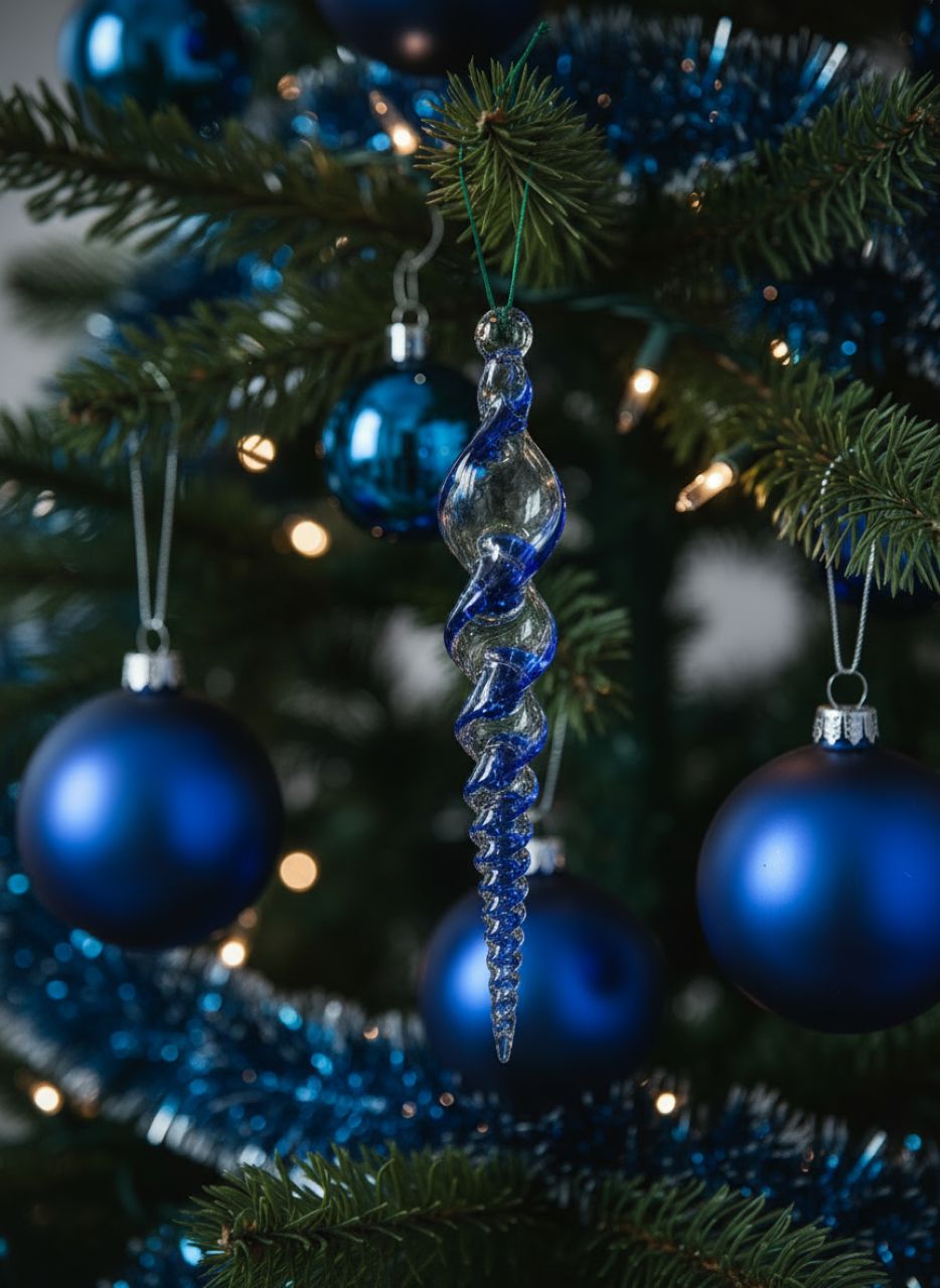 Glass Icicle Ornament - Garden Artisans LLC