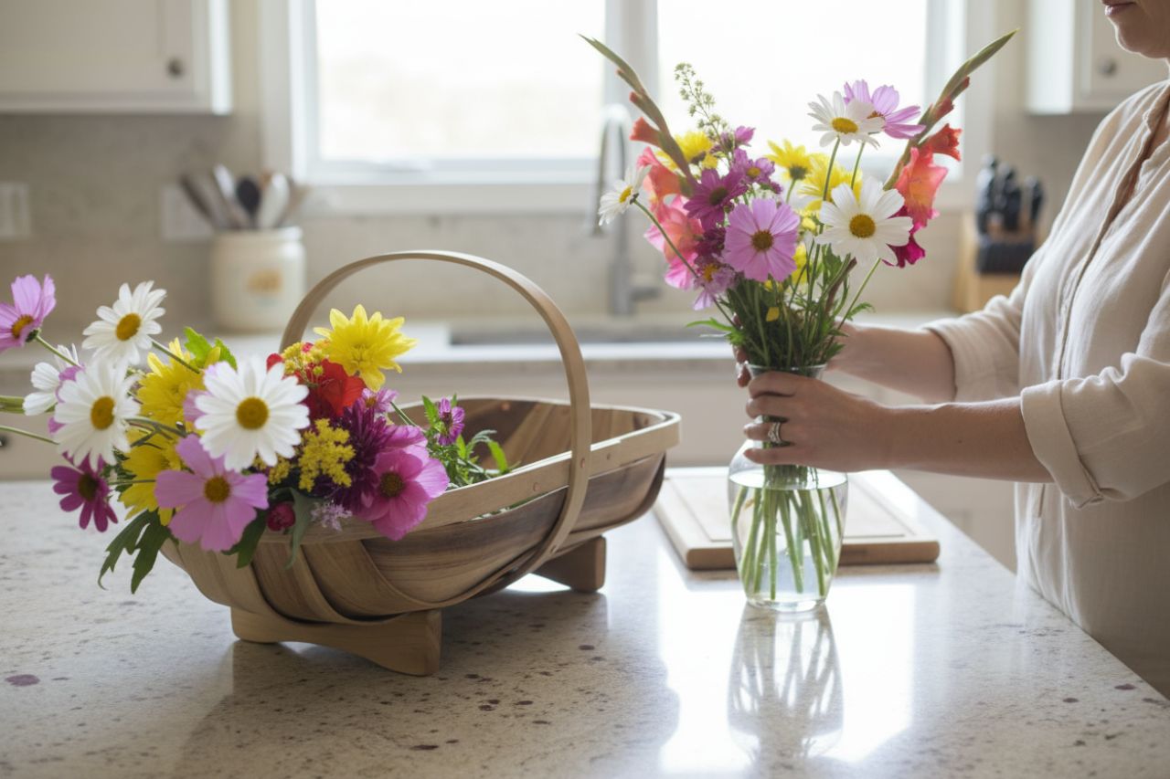 Garden Artisans Wooden Trug - Thumbnail 2