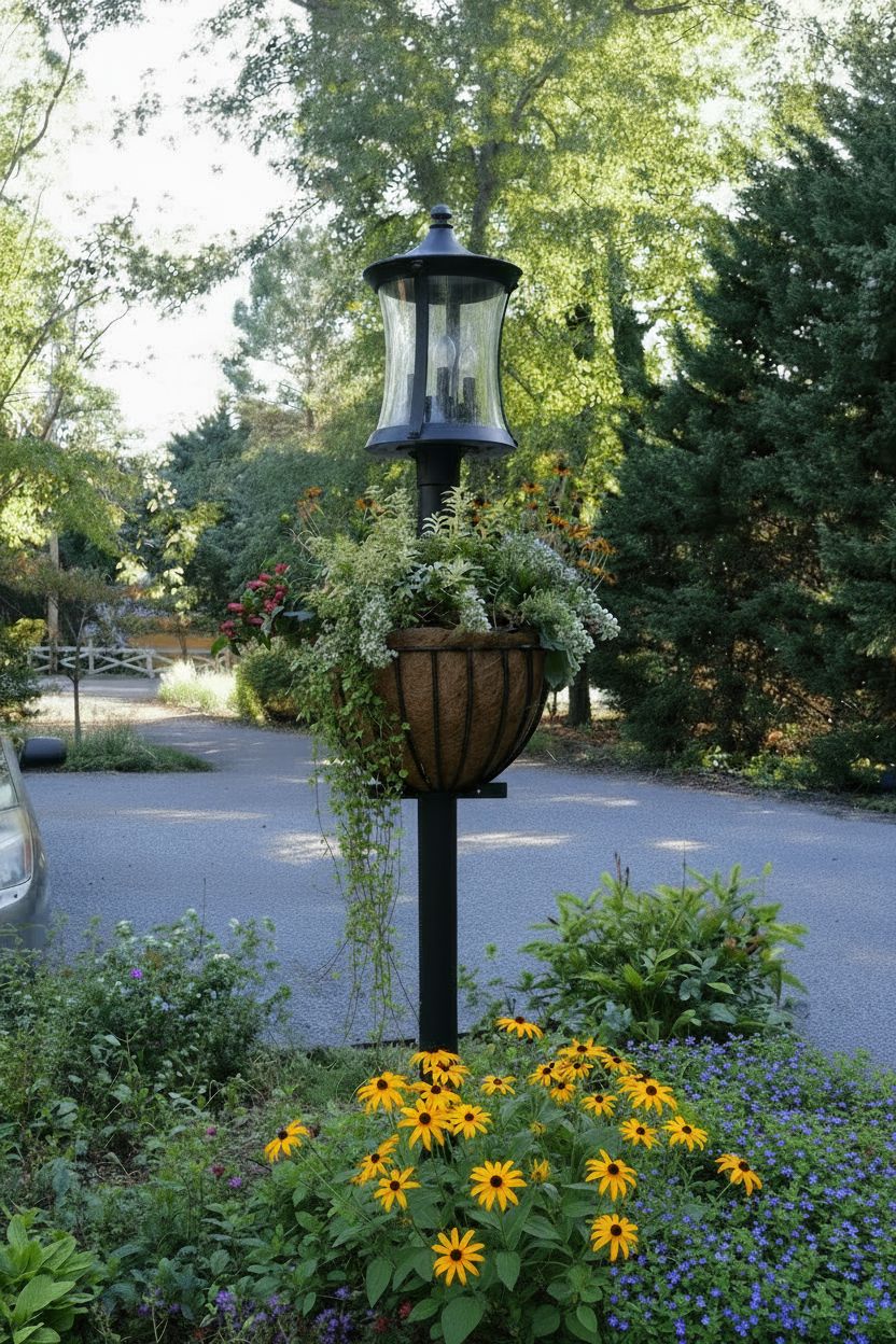 Residential Lamppost Hayrack - no liner