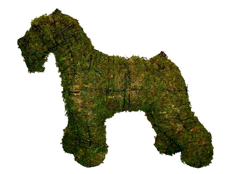 Greenpiece Wire Art Schnauzer Topiary - Thumbnail 2