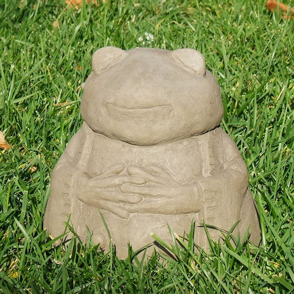Meditating Frog Statue