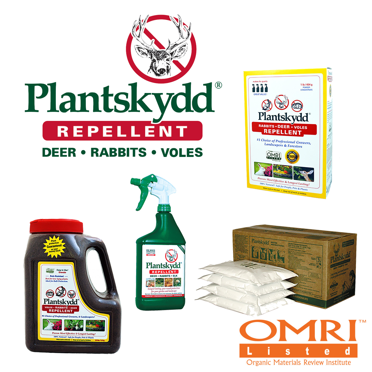 Plantskydd Deer, Rabbit, Vole Repellents - Granular or Powder Concentrate - Bild 3 von 4