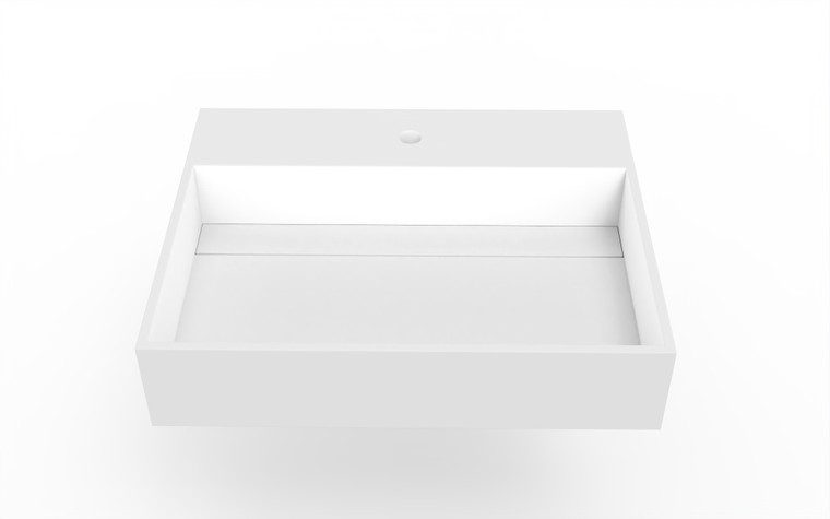 Waterloo Bathroom Sink 24", White