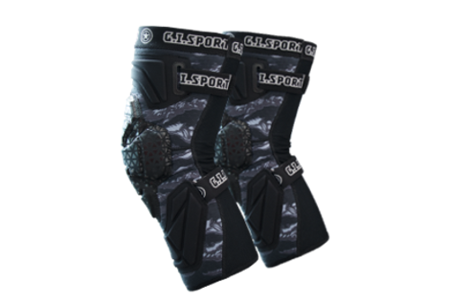GI SPORTZ PROTECTIVE RACE 2.0 : KNEE PAD BLACK SMALL