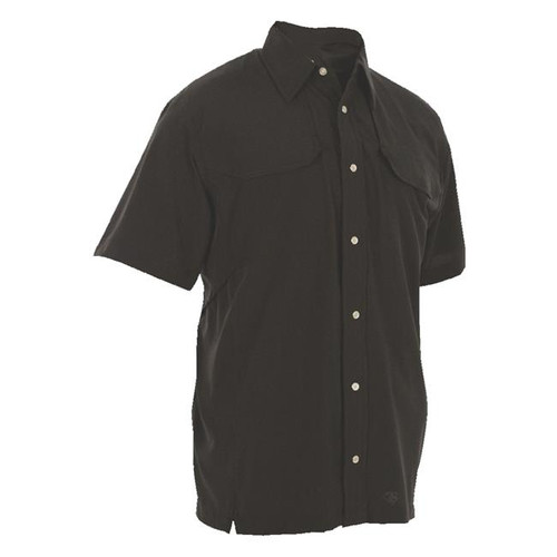 TRU-SPEC 24-7 COOL CAMP SHIRT  BLACK LARGE