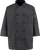 Ten-Button Black Chef Coat