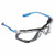 3M VIRTUA CCS FOAM GASKET CLEAR SAFETY GLASSES BLUE TEMPLES