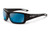 Credence Black w/Mirrored Blue Lenses