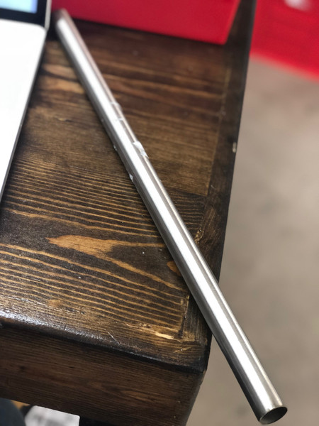 ROUND TOWEL BAR 18" SATIN NICKEL