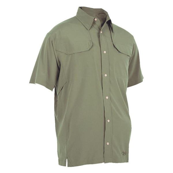 TRU-SPEC 24-7 COOL CAMP SHIRT SAGE (GREEN)  LARGE