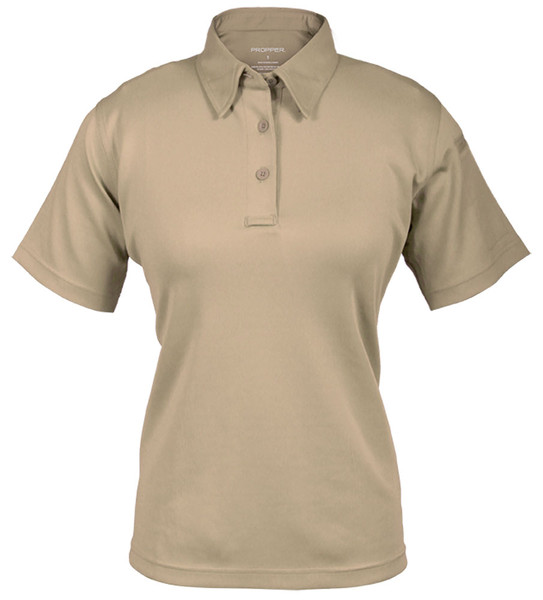 ICE PERFORMANCE POLO WMNS SS 94P/6S SV-TAN