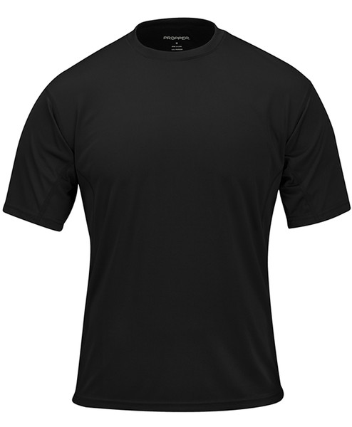 GRIP TSHIRT POLY BLACK