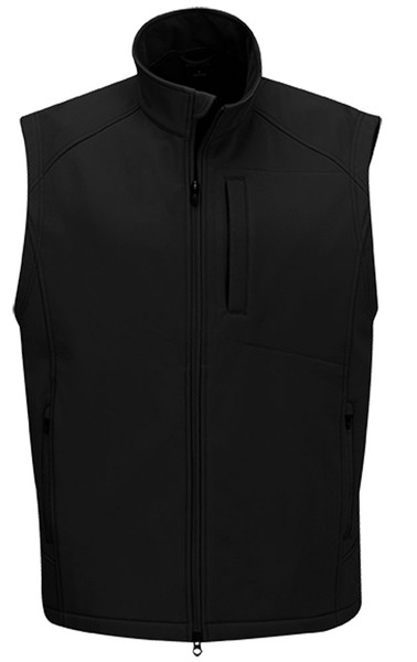 ICON VEST SOFTSHELL POLY BLACK