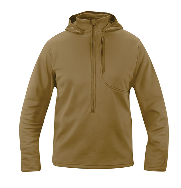 V2 HOODIE, POLY/NYLON/SPANDEX STRETCH FLEECE COY