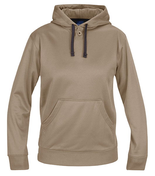 PULLOVER 100% POLY FLEECE HOODIE KHA