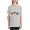 Alien Loves Robot Emoji Shirt