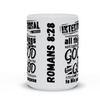 Intentional Romans 8:28 Mugs