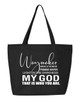 Waymaker Tote Bags with Zip Closure