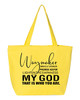 Waymaker Tote Bags with Zip Closure