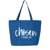 Chosen Tote Bags with Zip Closure