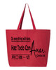 Do Everything with Love Tote Bag with Zip Closure (Spanish)