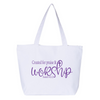 Created for Praise and Worship Tote Bag with Zip Closure