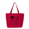 If God is For Me Tote Bag with Zip Closure