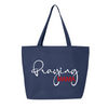 Praying Mama Tote Bag with Zip Closure