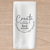 Create in Me a Clean Heart Waffle Weave Dish Towel