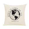 Jesus Is Lord Of All Pillow - Romans 14:9 Christian Decor