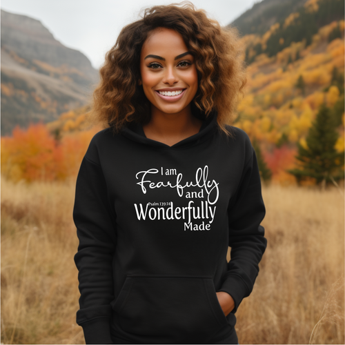 Fearfully and Wonderfully Made Hooded Sweatshirt