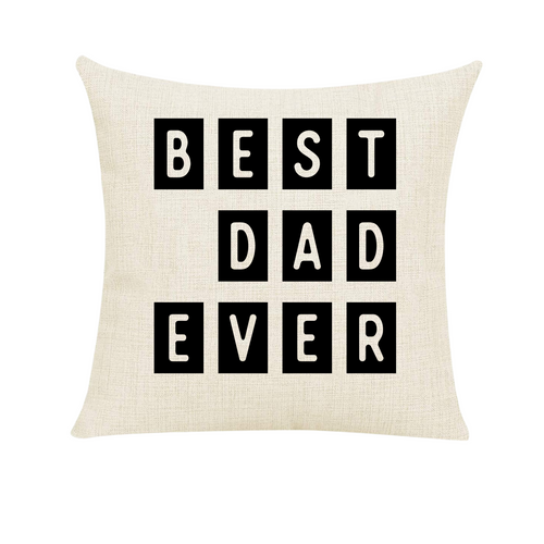 Best Dad Ever Throw Pillow (18" x 18")