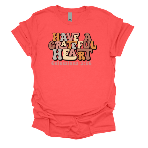 Grateful Heart Christian T-Shirt