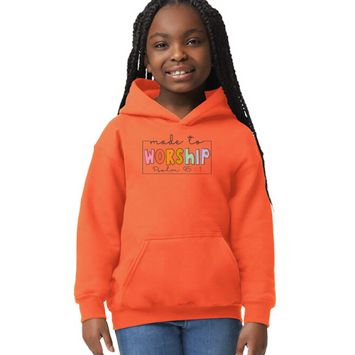 Made to Worship Youth Hooded Sweatshirt