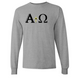 Alpha and Omega Crew Neck Long Sleeve