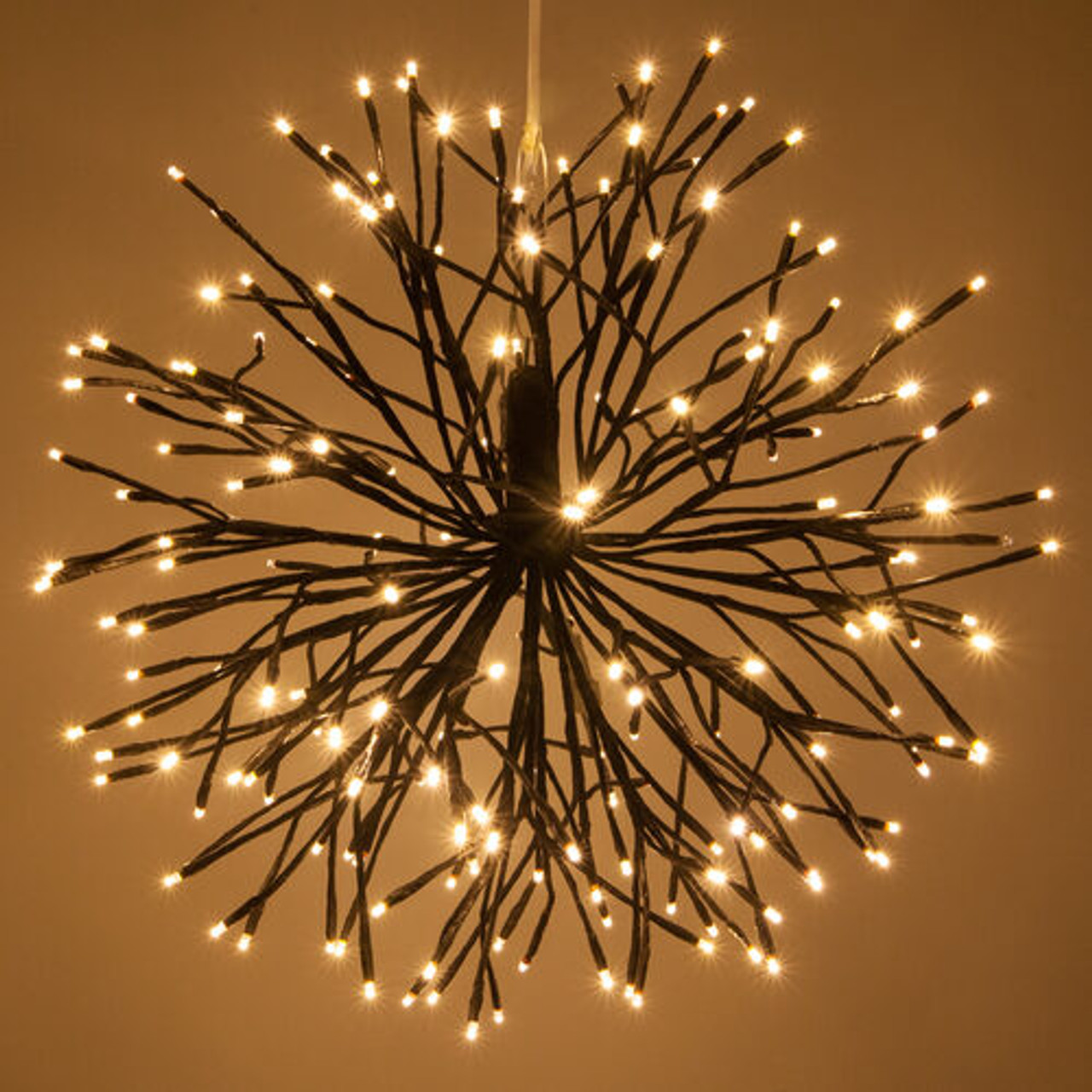 Brown Starburst Lighted Branches LED