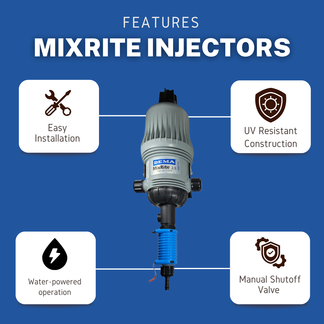 Smith Injector Adjustable MixRite Fertilizer Injectors for Drip Irrigation | DripWorks