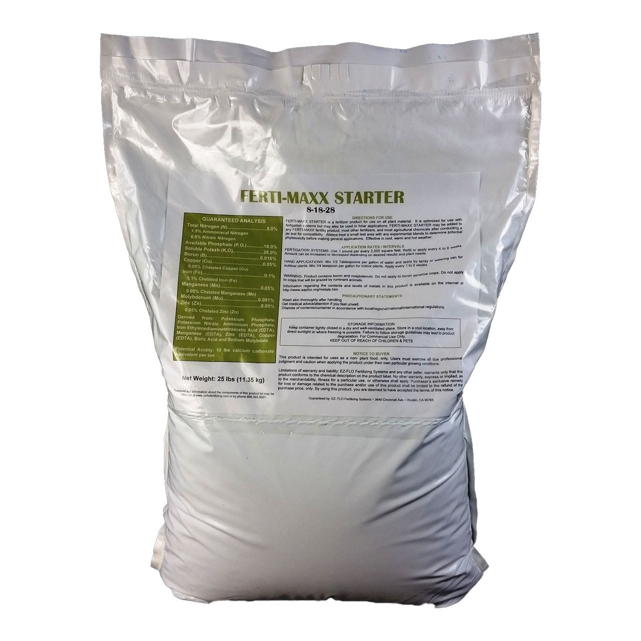 FERTI-MAXX Starter 8-18-28, 25 lb - DripWorks