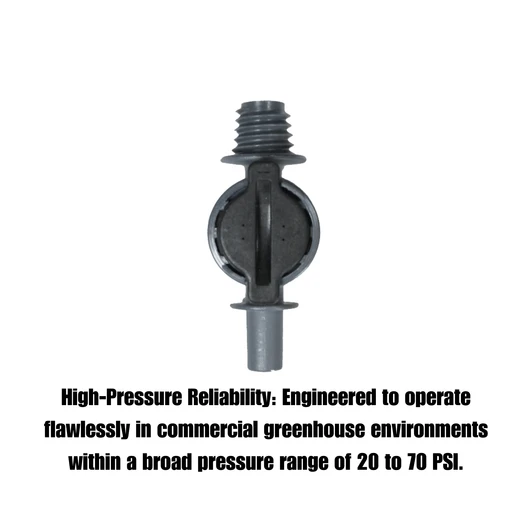 DripWorks Micro-Sprinkler and Fogger Hanging Assembly white tubing feature text